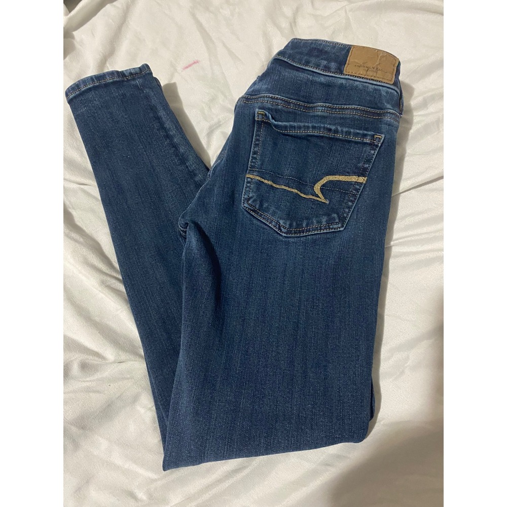 American Eagle Women's Super Stretch X4 Skinny Jeans Size 00 Short